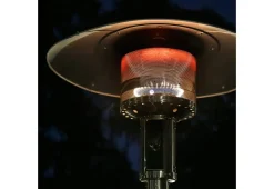 Shinerich International Inc 48,000 BTU Stainless Steel Floorstanding Patio Heater