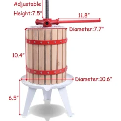 Brooklyn Brew Shop, LLC 1.6 Gallon Fruit, Cider and Wine Press