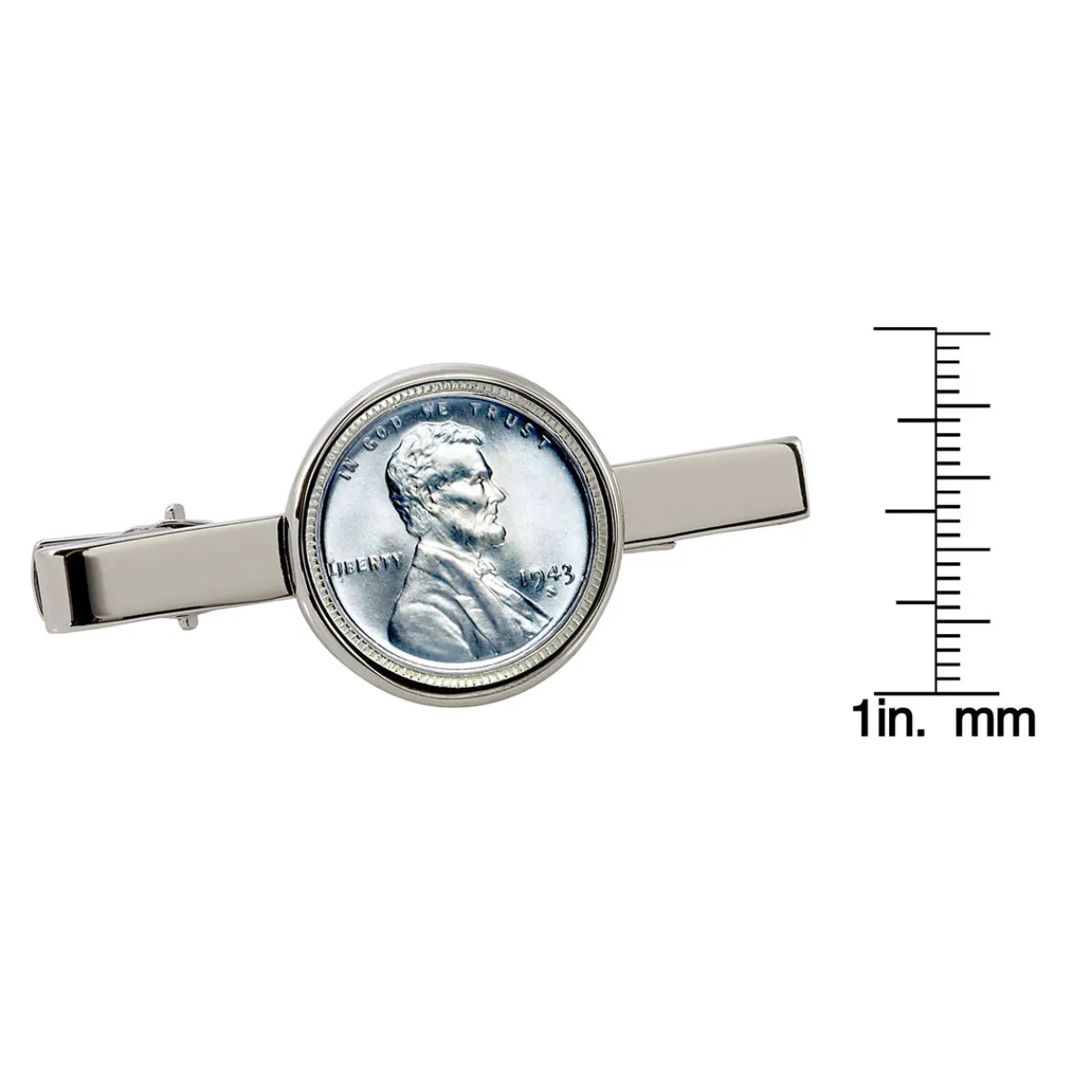 UPM Global LLC 1943 Lincoln Steel Penny Tie Clip
