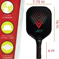 FRANKLIN SPORTS 4 Player Aluminum Paddle Pickleball Set