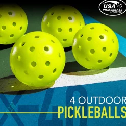 FRANKLIN SPORTS 2 Player Paddle and Pickle Ball Set