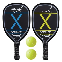 FRANKLIN SPORTS 2 Player Wooden Pickleball Paddle Set