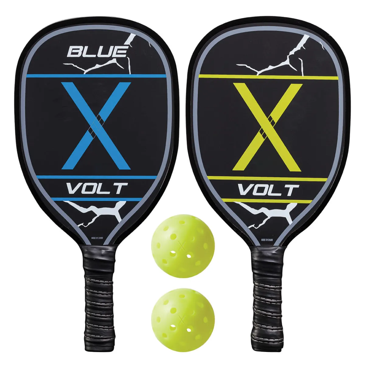 FRANKLIN SPORTS 2 Player Wooden Pickleball Paddle Set