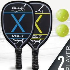 FRANKLIN SPORTS 2 Player Wooden Pickleball Paddle Set