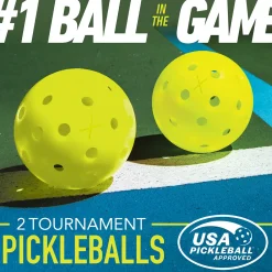 FRANKLIN SPORTS 2 Player Wooden Pickleball Paddle Set