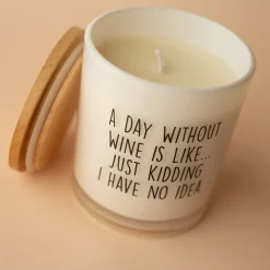 Unplug Soy Candles LLC A Day Without Wine Soy Candle