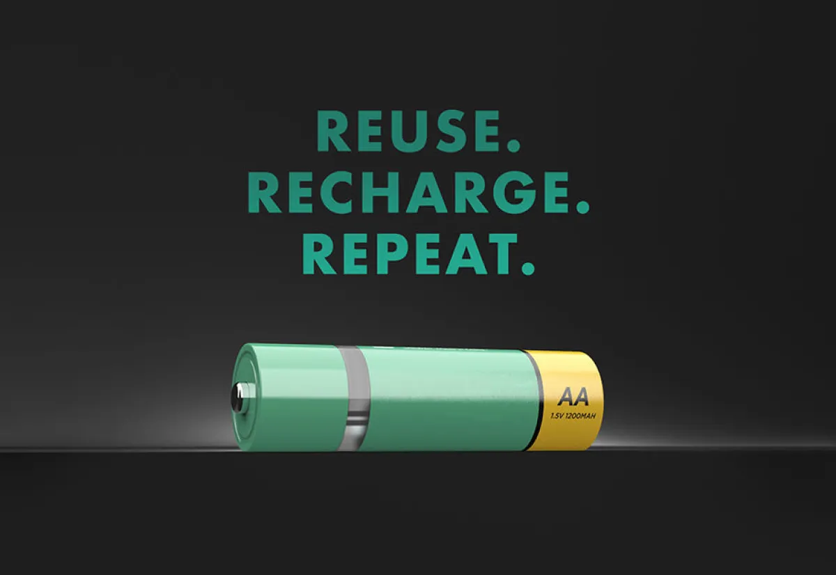 Odash Inc. AA USB Rechargeable Batteries (Set of 4)