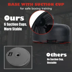 Teleshop Inc. Adjustable Freestanding Punching Bag with Boxing Gloves