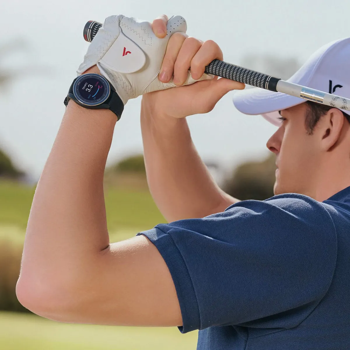 Sharper Image Advanced GPS Golf Watch with Swing and Putt Tracking
