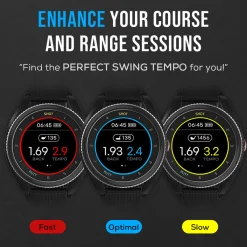Sharper Image Advanced GPS Golf Watch with Swing and Putt Tracking