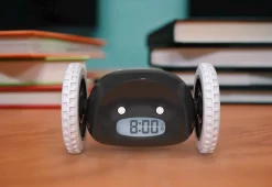 Gingko Design Ltd. Alarm Clock on Wheels