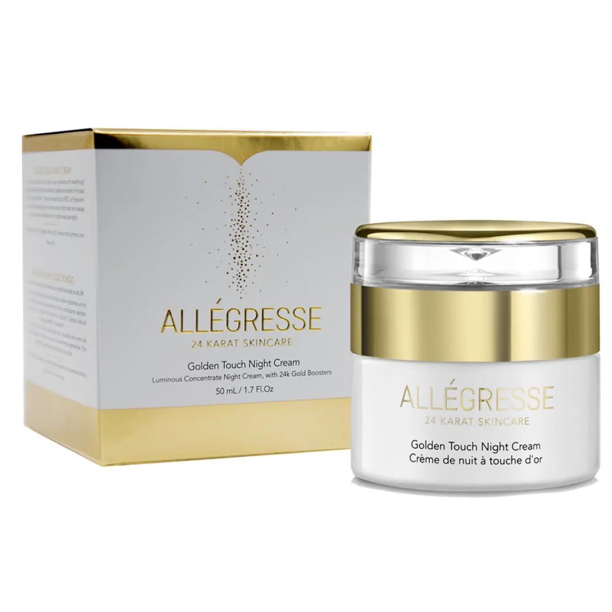 Bibas Wholesale And Retail Inc Allegresse 24K Golden Touch Night Cream