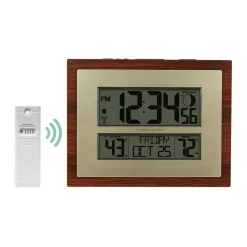 LaCrosse Technology, Ltd. Atomic Digital Wall Clock with Moon Phase