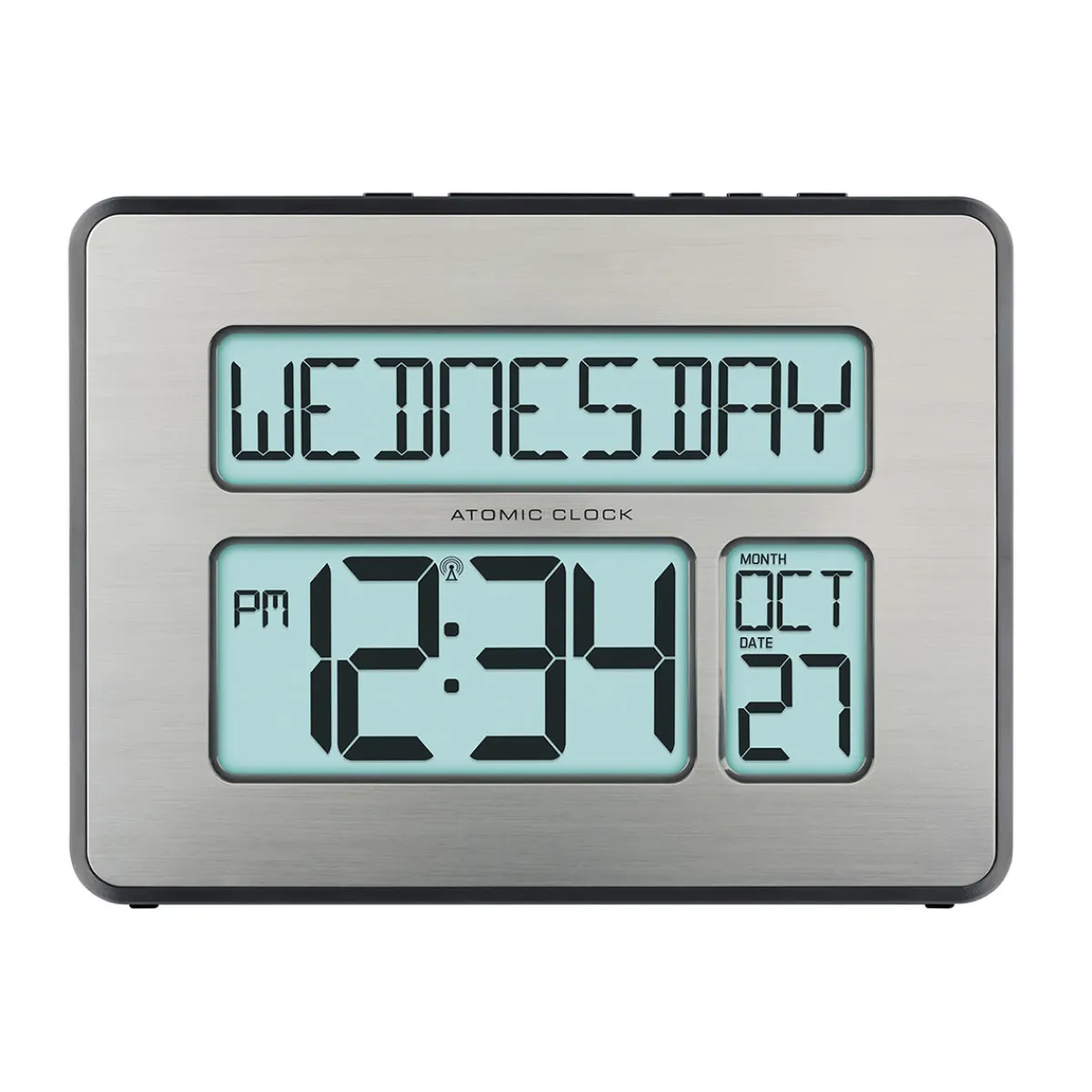 Better Battery Co. Inc. Atomic Digital Wall Clock w/White Backlight