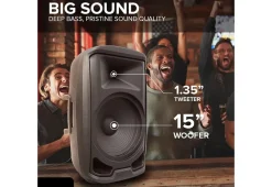 Sharper Image Beat-Synced LED Loudspeaker With Stand