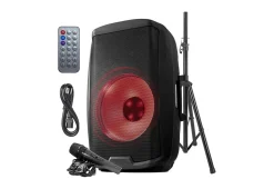 Sharper Image Beat-Synced LED Loudspeaker With Stand