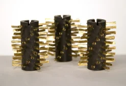 Grillbot LLC Brass Set of 3 Replacement Brushes for Automatic BBQ Grill Cleaning Robot