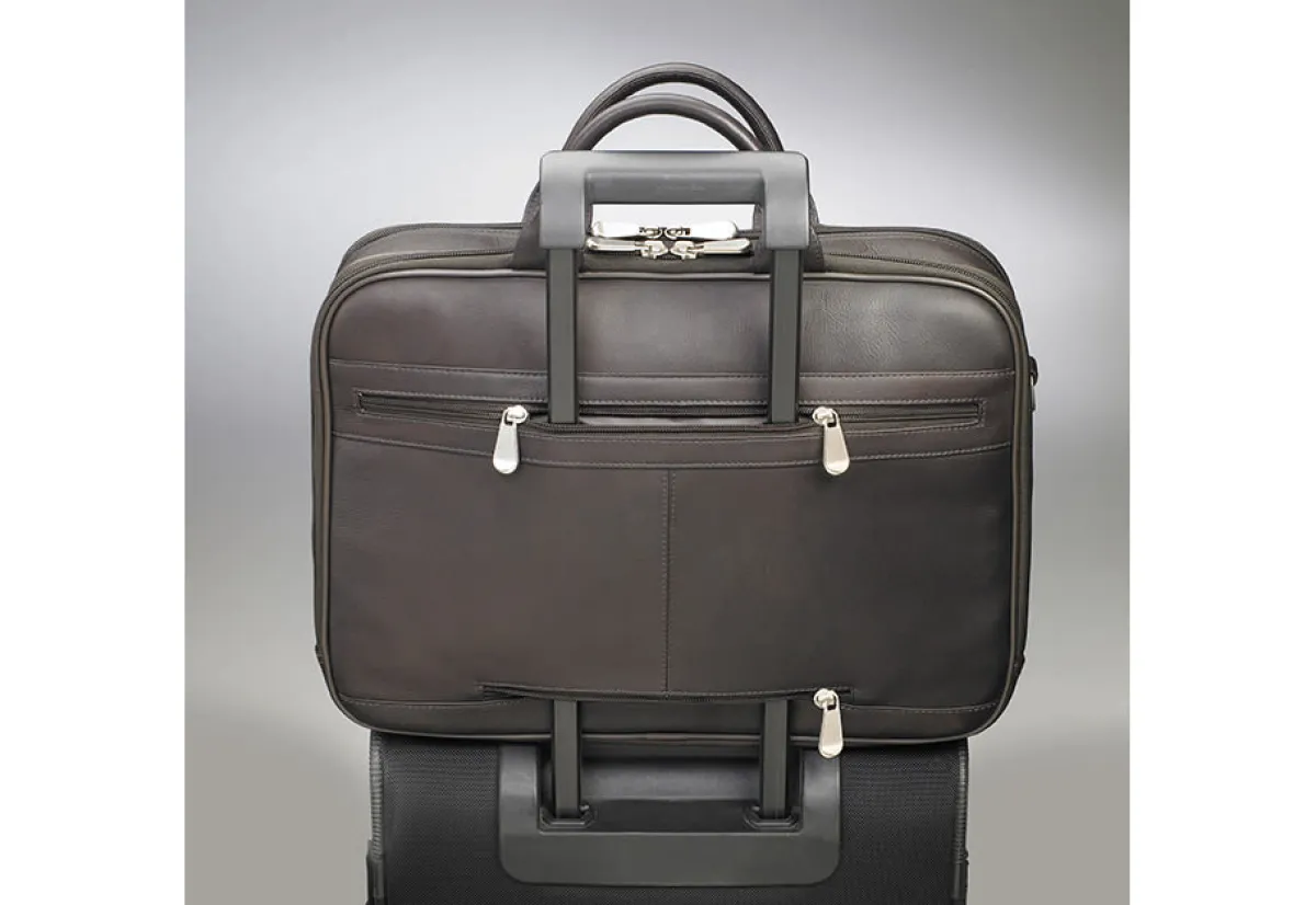 Kingport Industries, LLC Buffalo Leather Briefcase