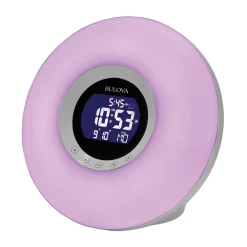 Sharper Image Bulova Multi-Wake LED Tabletop Alarm Clock