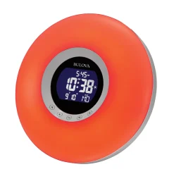 Sharper Image Bulova Multi-Wake LED Tabletop Alarm Clock