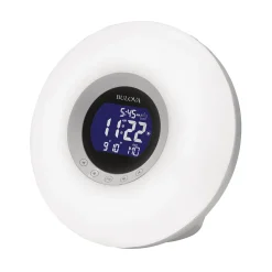 Sharper Image Bulova Multi-Wake LED Tabletop Alarm Clock