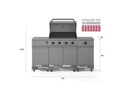 Tytus Grills LLC 5-Burner Fresno Island Outdoor Grill