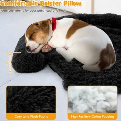 GoPlus (Costway) Calming Dog Couch Bed with Anti-Slip Bottom
