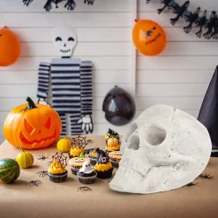 Mindscope Products Inc. Ceramic Fireproof Fire Pit Skull