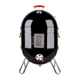 Grill Daddy Brush Co. Charcoal BBQ Smoker with Built-In Thermometer