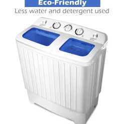 GoPlus (Costway) Compact Twin Tub Washing Machine Spin Dryer