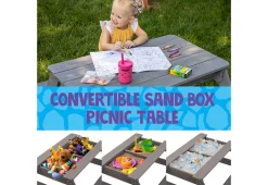 Escalade Sports Convertible Sandbox with Table