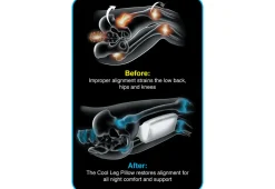 Sharper Image Cooling Foam Leg Pillow by