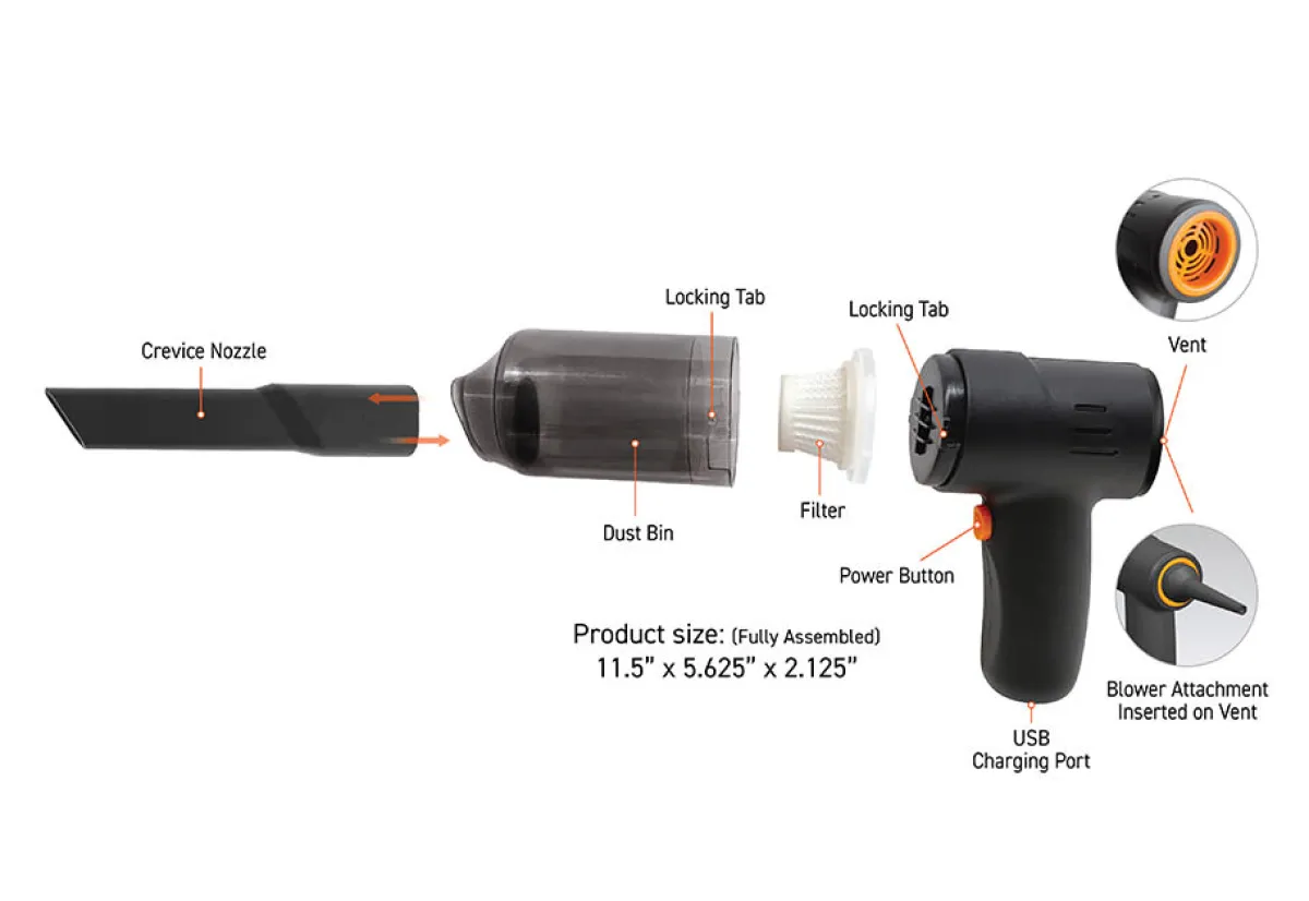 In Demand Marketing LLC Cordless Air Duster