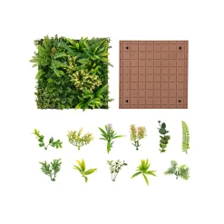 MI - Zhejiang Focus-On Import u0026 Export Co., LTD. 3D Hanging Greenery Hedge (Set of 2)