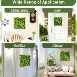 MI - Zhejiang Focus-On Import u0026 Export Co., LTD. 3D Hanging Greenery Hedge (Set of 2)