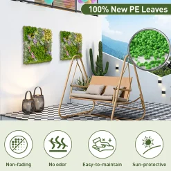 MI - Zhejiang Focus-On Import u0026 Export Co., LTD. 3D Hanging Succulents (Set of 2)