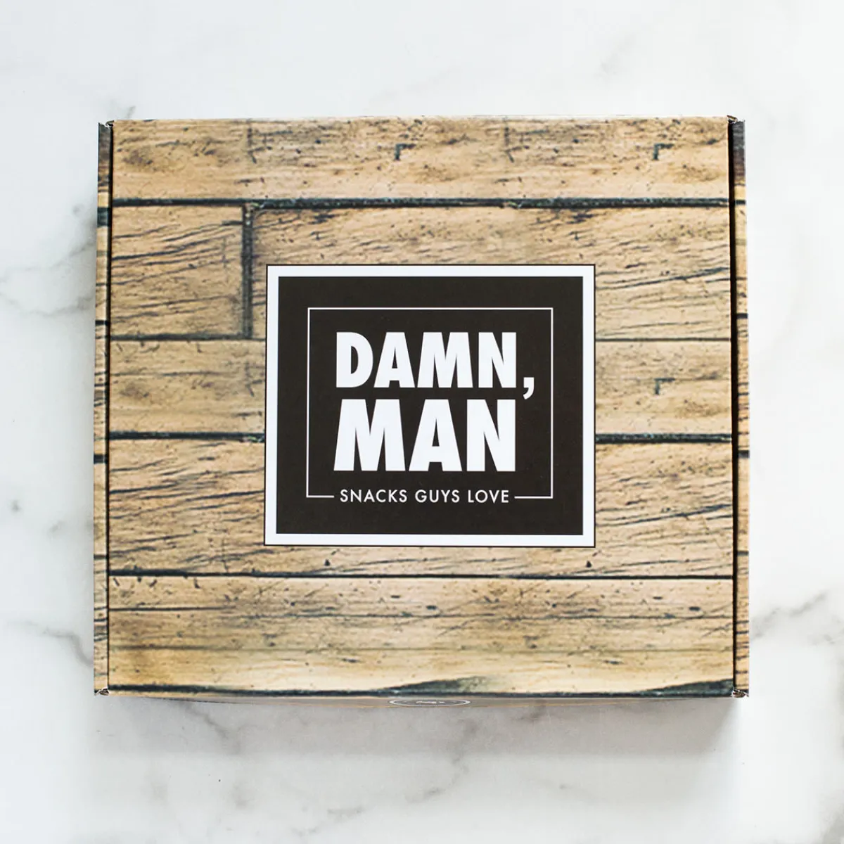 SeaBear Company Damn, Man Gourmet Beef Sticks and Nuts Box