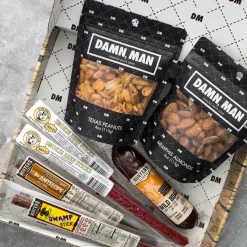 Sugar Plum Inc Damn, Man Gourmet Nuts and Exotic Meats Box