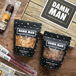 Sugar Plum Inc Damn, Man Gourmet Nuts and Exotic Meats Box