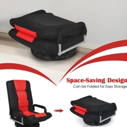 Sentry Industries, Inc. 360-Degree Swivel Gaming Floor Chair
