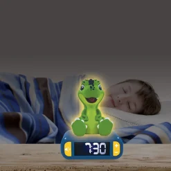 LEXIBOOK AMERICA INC Dinosaur Digital Alarm Clock with Nightlight