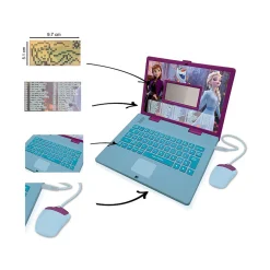 LEXIBOOK AMERICA INC Disney Frozen Bilingual Talking Educational Laptop