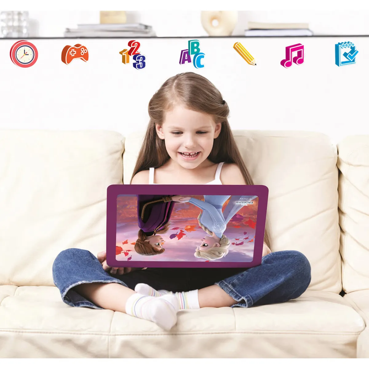 LEXIBOOK AMERICA INC Disney Frozen Bilingual Talking Educational Laptop
