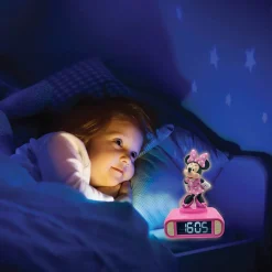 LEXIBOOK AMERICA INC Disney Minnie Mouse Digital Alarm Clock with Nightlight
