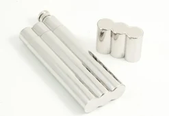 Bey-Berk International Inc Double Cigar Holder And Flask