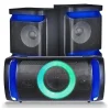 Innovative Concepts u0026 Design dba Gemini Sound Dual 8" Home Stereo System With LED Party Lighting