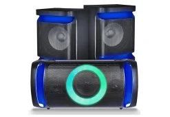 Innovative Concepts u0026 Design dba Gemini Sound Dual 8" Home Stereo System With LED Party Lighting