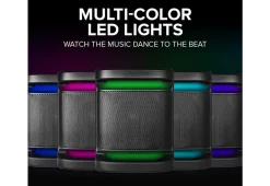 Innovative Concepts u0026 Design dba Gemini Sound Dual 8" Home Stereo System With LED Party Lighting