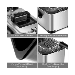 The Future Products, Inc. Electric Stainless Steel Deep Fryer