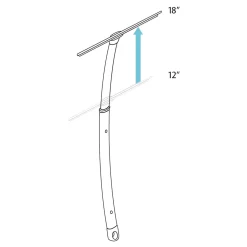 BLP International Inc. Extendable Shower Squeegee